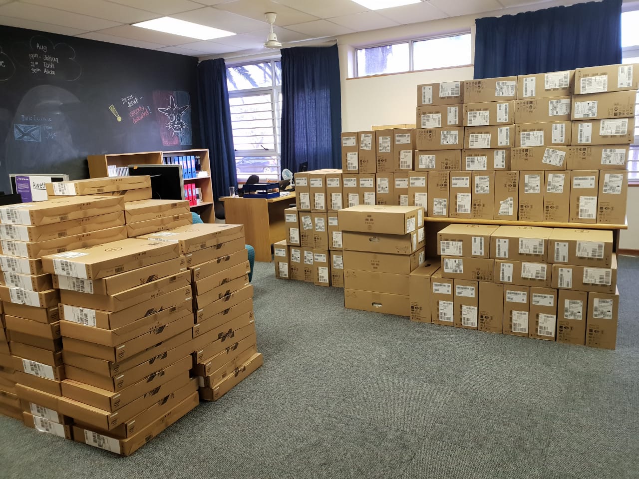CGF lab equipment deliveries piling up